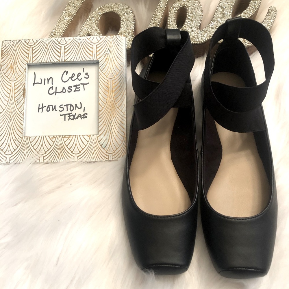 ANA Mercy Black ballerina flat 6.5